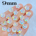 30pcs New Cute Mini Shiny Diamond Flower Nail Rhinestones Gems Glitter Nail Art Jewelry Manicure Nail Decoration Accessorie