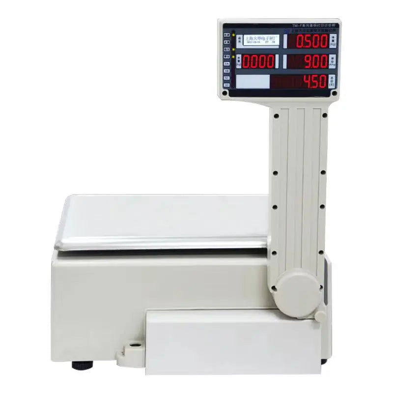 Electronic scale barcode label TM-F fruit shop supermarket snack cash register scale electronic scale English version