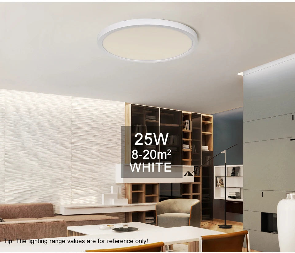 Led Ceiling Lights Large 20Inch Ultra-thin Remote Control APP Dimmable Smart Modern Lamp For Living Room Bedroom Home Decoration