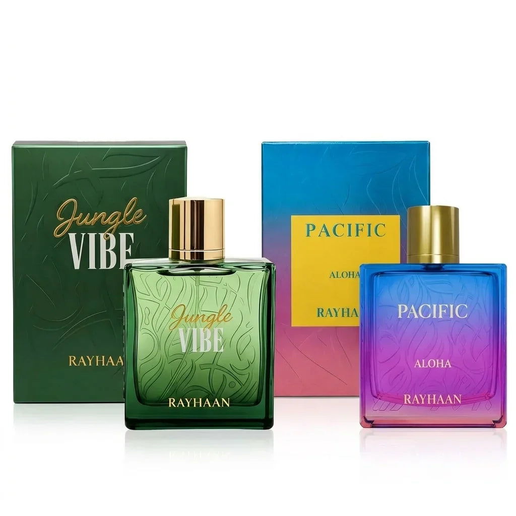 Jungle Vibe Tropical Vibe Pacific Aura Aloha Fresh Wave Men Eau de Parfum Long Lasting Spray Fragrance For Him Scent