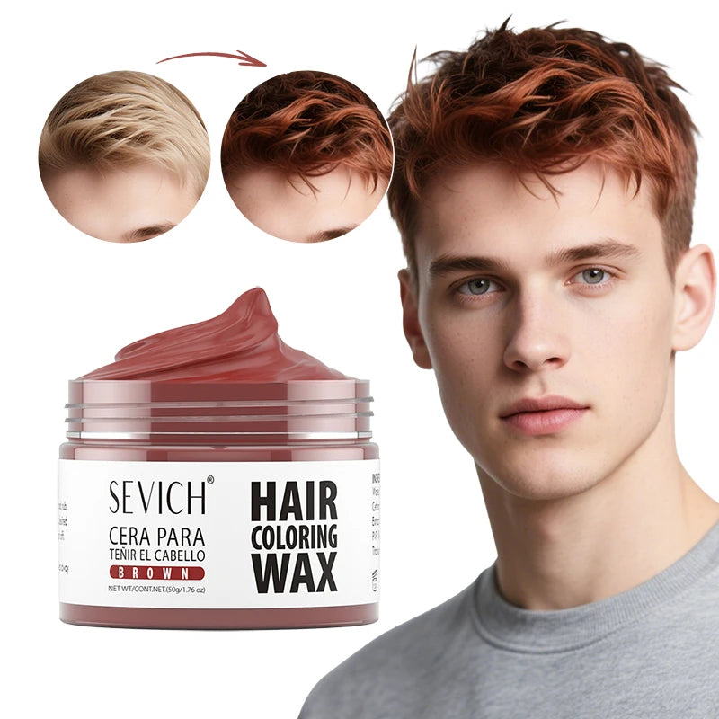 SEVICH 13 Colors Fashion One-Time Hair Color Wax Styling Temporary Dye Cream Gel Diy Mud Pomade For Beards Eyebrow Easy To Wash