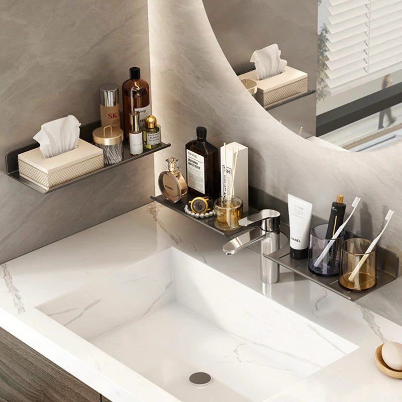 Faucet Storage Tray, Bathroom Storage Rack, Mirror Front Toilet, Washbasin, Washbasin, Bathroom Rack