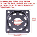 1PC Vacuum Tube Shock Proof Iron Plate Tube Socket Mounting Plate 2A3 300B  KT88 EL34 6V6 KT66 6550 Hifi Audio Tube Amplifier