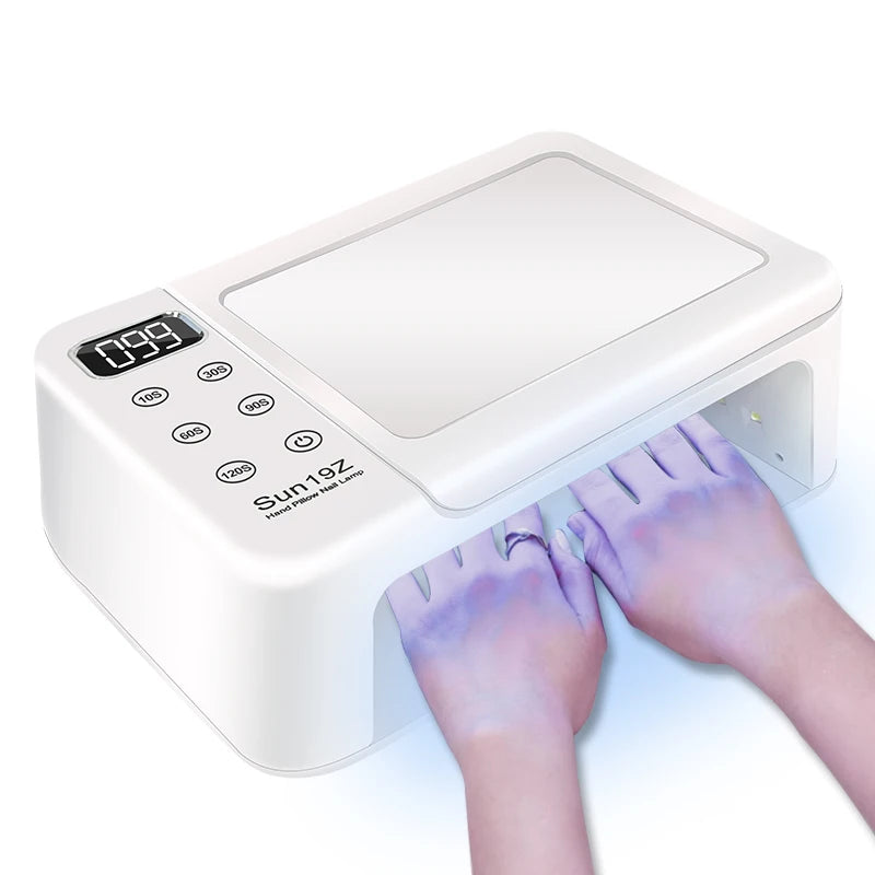 63 LEDS Nail Dryer LED Nail Lamp UV Lamp for Curing All Gel Nail Polish Motion Sensing Manicure Pedicure Salon Tool Big Space