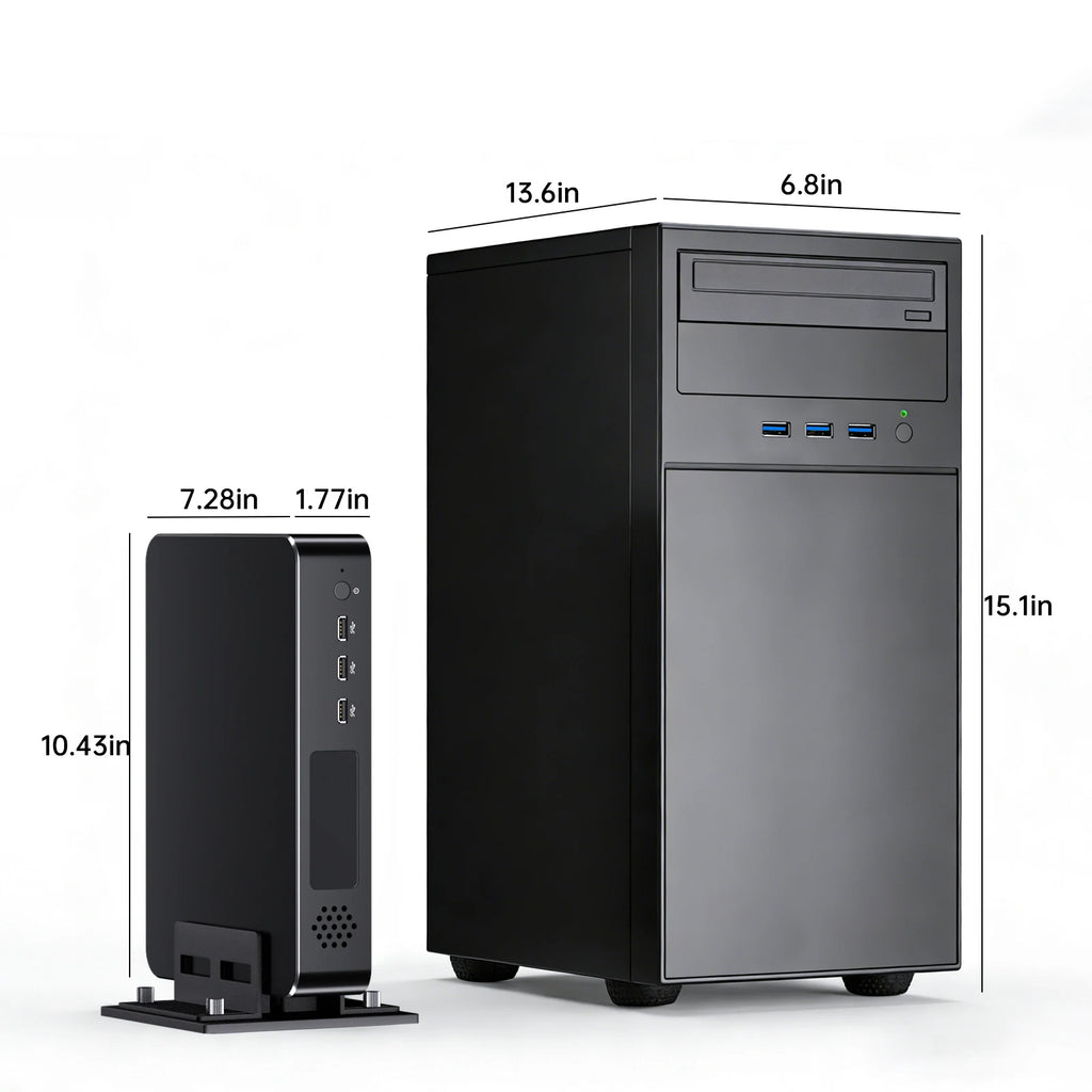 Msecore MV10 Intel i9 i7 Windows 11 Micro Mini PC Desktop Gaming Computer Gamer pc DDR4 NVME SSD WiFi6 Bluetooth 5.0 4K Minipc