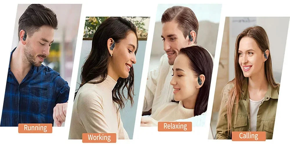 A520 Wireless Earphones Mini Lightweight Bluetooth Touch Earbuds Clear Stereo Audio Sweat Resistant Daily Sports Headset