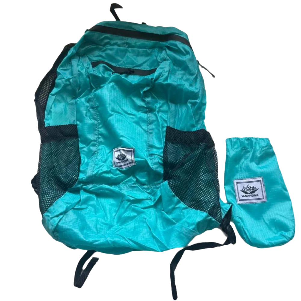 Large Capacity Foldable Backpack Folding Waterproof Mountaineering Bag Sports Knapsack Oxford Cloth Lightweight Nylon Bag Hiking