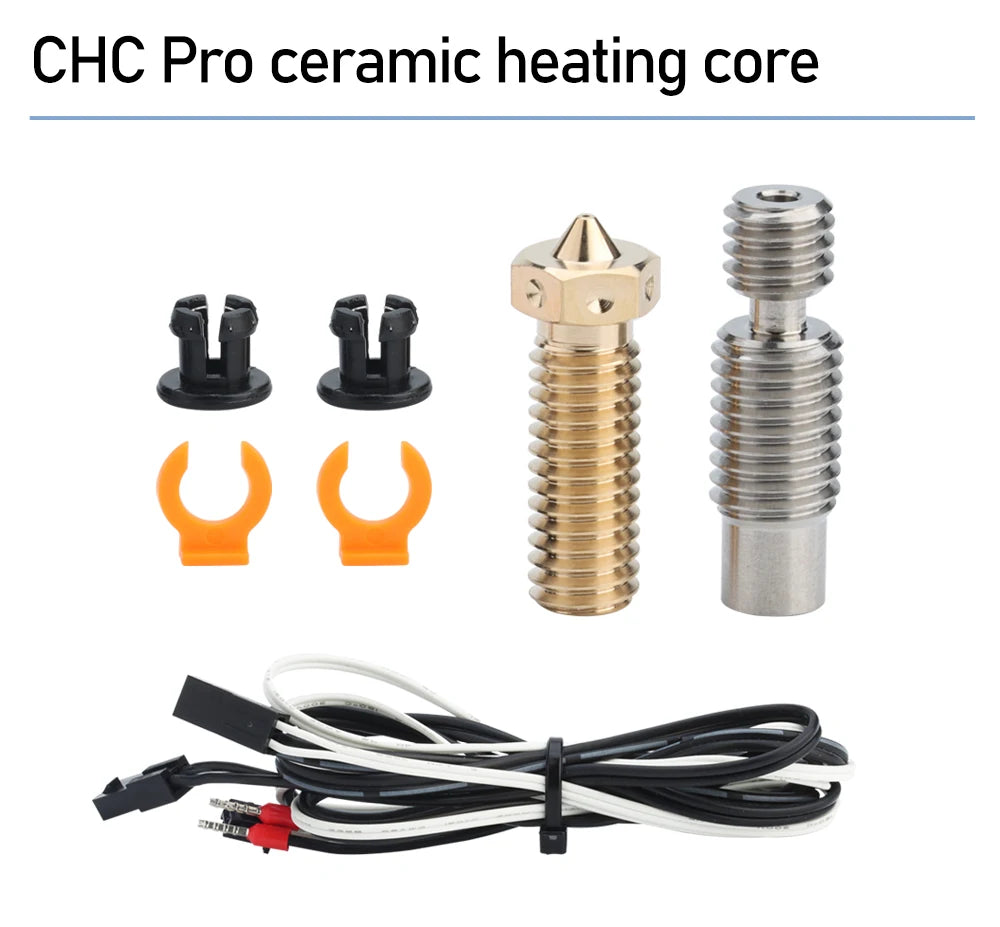 Trianglelab CHC®Pro Volcano Hotend MAX 115W High Power CHC®Pro Ceramic Heating Core Quick Heating for Ender 3 Volcano Hotend CR1