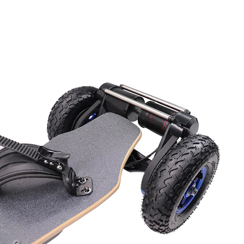 Electric skateboard four-wheel remote control intelligent small fishboard double wheel drive to work