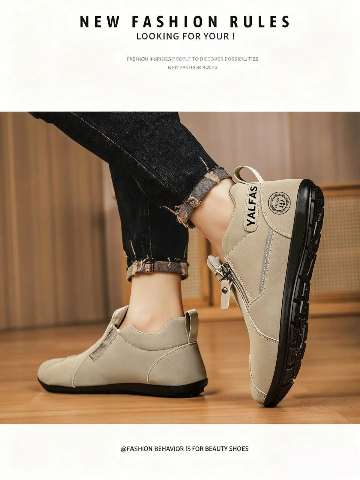 2026 New Men Casual Shoes Lightweight Slip On Sneakers Autumn Winter Flat Work Shoes Loafers Soft Sole Non Slip Walking Shoes