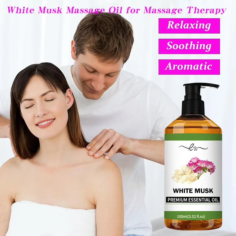 Lavender Ginger Herbal Massage Oil 100ml - Coconut Chamomile Infused, Hair Care & Full Body Massage, Relaxing Meridian Oil, Natu