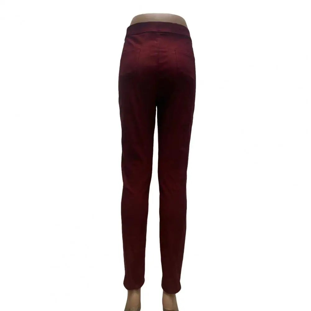 Fall New Women's Black High Waist Skinny Jeans Fashion Stretch Slim Denim Pencil Pants Female Casual Trousers S-2XL