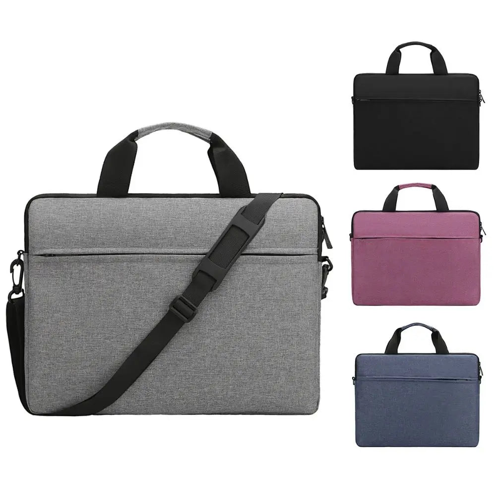 Universal Laptop Sleeve Case Shockproof Large Capacity Laptop Handbag Ultra Thin Business Notebook Cover Tablet Protective Pouch