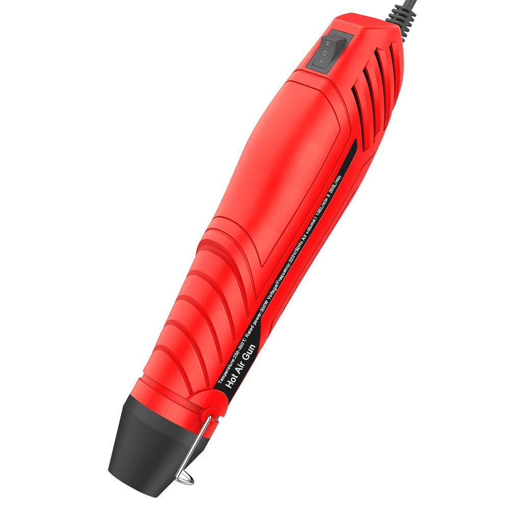 300W Hot Air Gun DIY Soldering Temperature Blower Gun Electric Power Hot Dryer Mini Heat Gun For Crafts Shrink Tubing Wrap