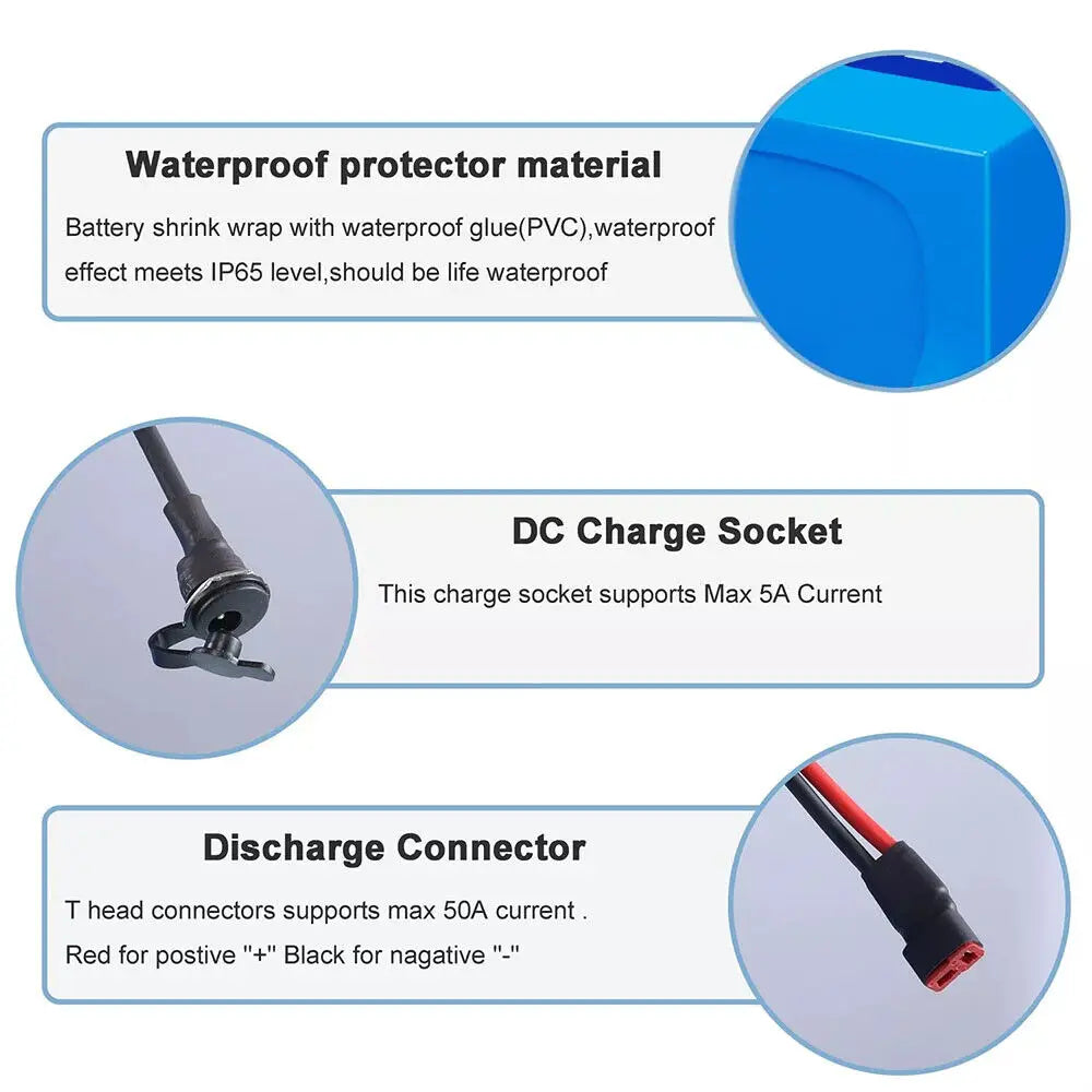 10S5P 36V 16000mAh Electric Scooter Lithium Battery 18650 Battery Pack 36V 12/16/20Ah Electric Scooter Electric Scooter Battery