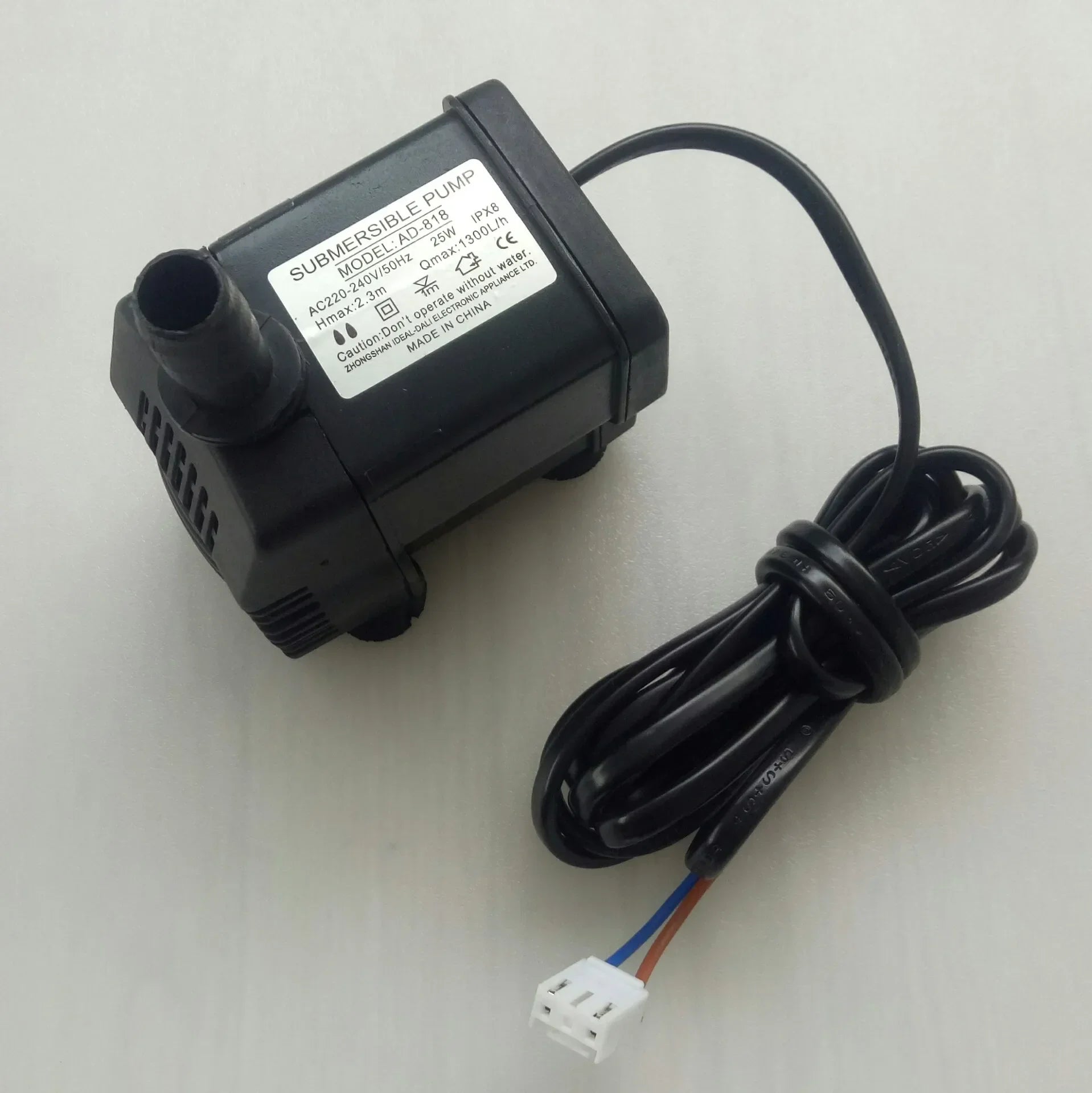 AD-818/1300 Mobile Environmental Friendly Water Air 8W10W18W25W Conditioner Spray Fan Cooling Fan Small Suction Submersible Pump