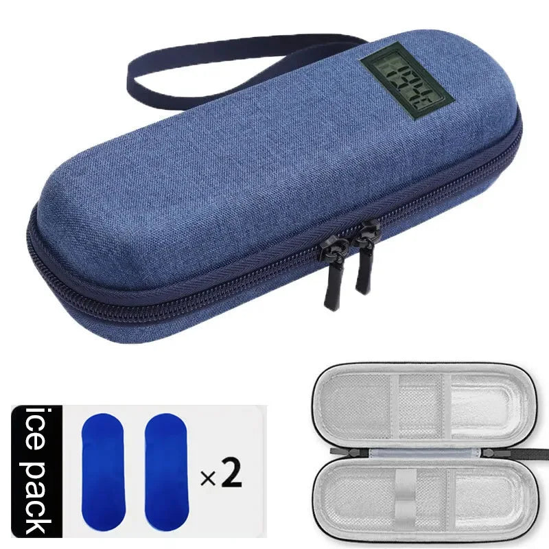 Portable Waterproof Diabetic Insulin Cooling Bag Carry-on Protector Pill Refrigerated Ice Pack Drug Freezer for Diabetes Medicla