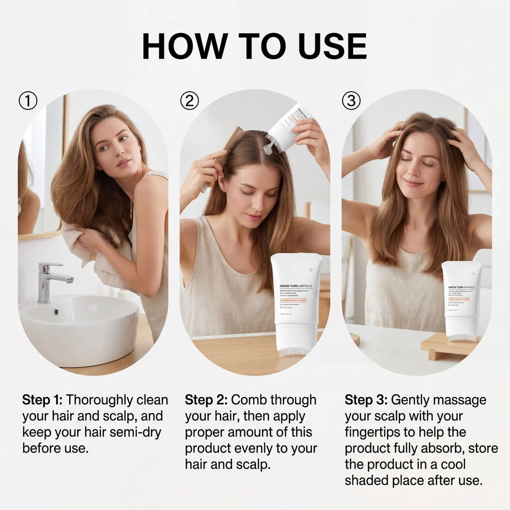 Hair Nourishing Serum With Massage Comb Nourishing Scalp Hydrate Strengthening Volumizing Essence Scalp Massager Hair Care