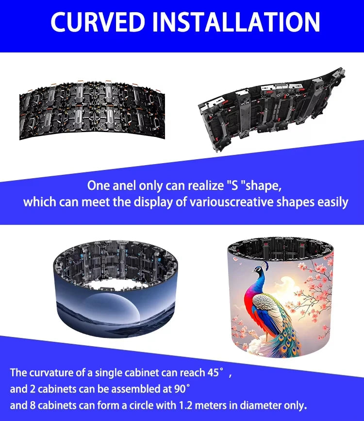 SMD Full Color LED Backdrop Video Wall Panel P2.604 P3.91 Outdoor Rental LED Display Screen