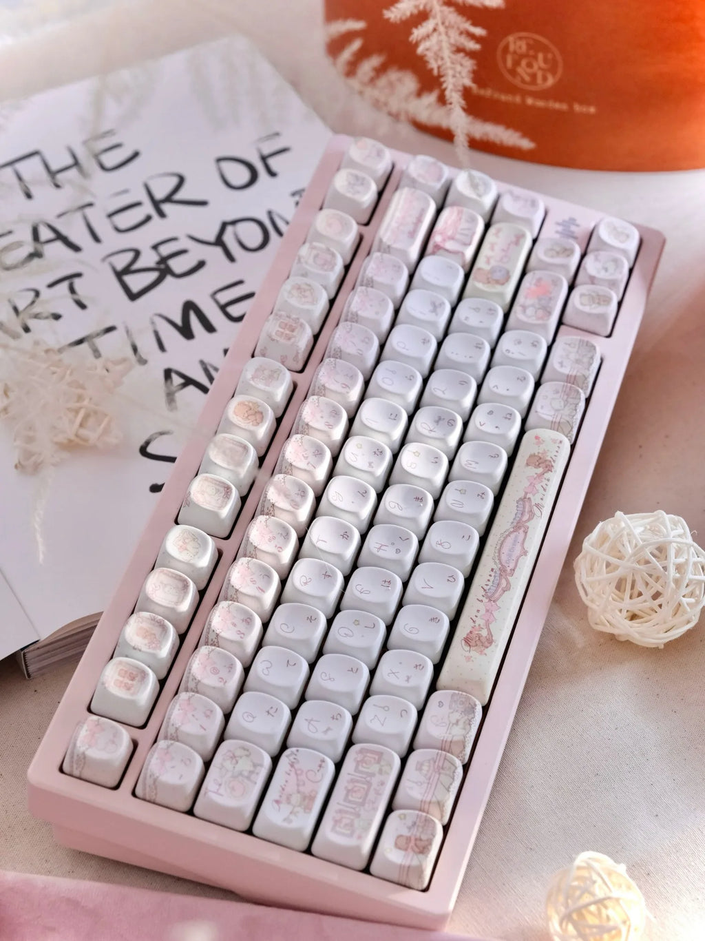 New Theme Keycaps 139 Keys SOA Cherry Profiled PBT Double Shot Japanese Keycaps for MX Switch Alice ANSI ISO Layout Keyboard Kit