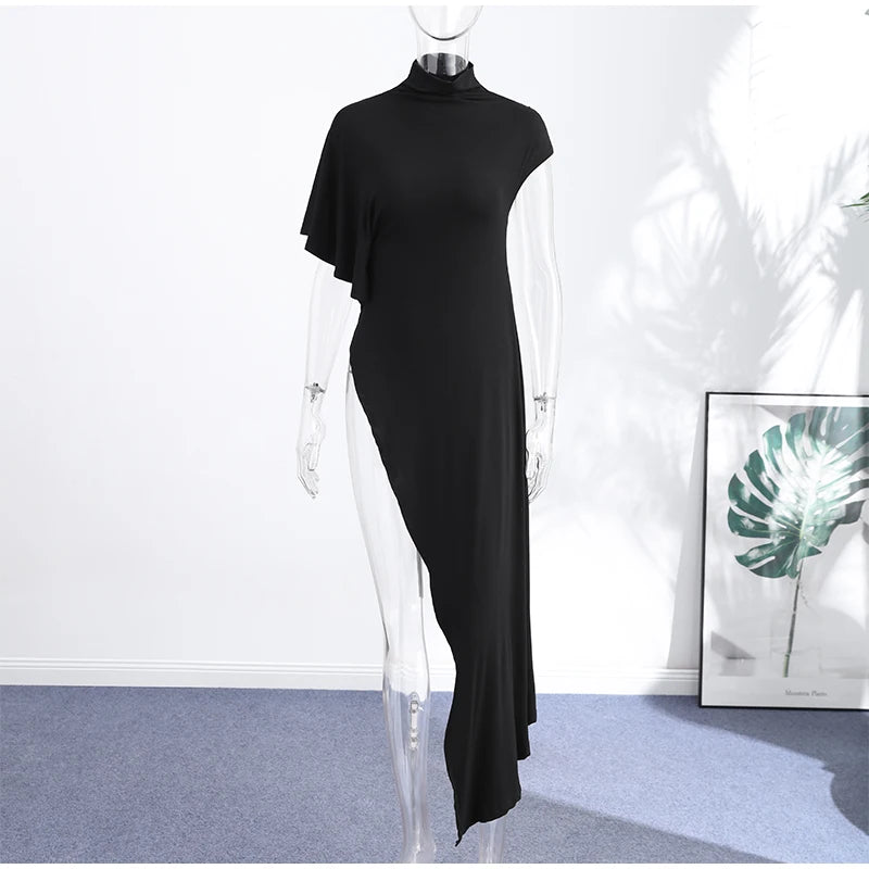 Women Floral Dress With Attached Shawl Cape Overlay Waisted Bodycon Maxi Dresses Fashion Elegant Commute 2026 Summer Autumn Gown
