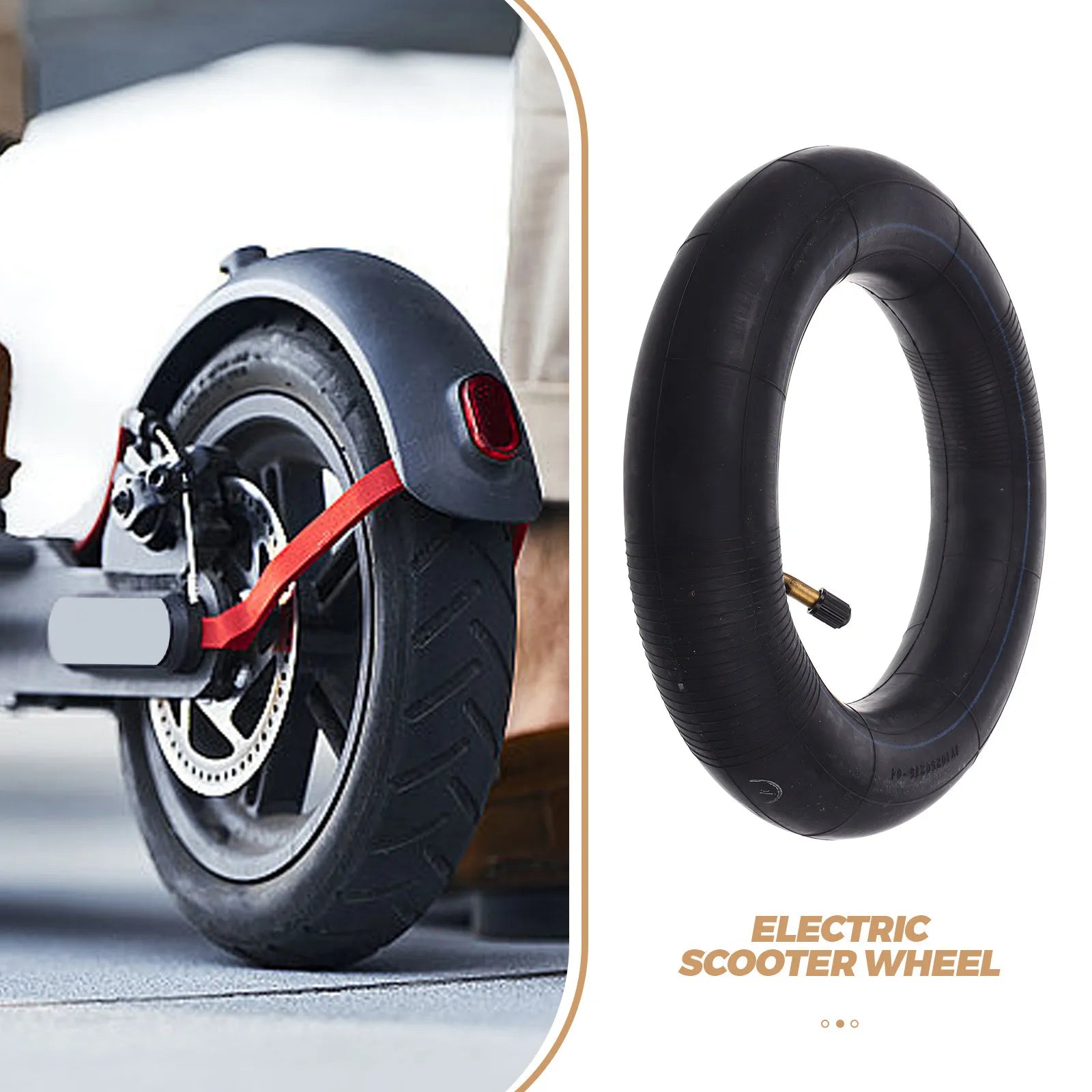 All Electric Scooter Tire Thickened Structure Snow Ready Superior Grip Stability Heavy Duty Off Road Use Solid Tyre