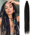 24 Inch Synthetic Dreadlock Extensions 10 Root/pack Hippie Single Ended Dreads Ombre Loc Extensions Reggae Style Crochet Hair