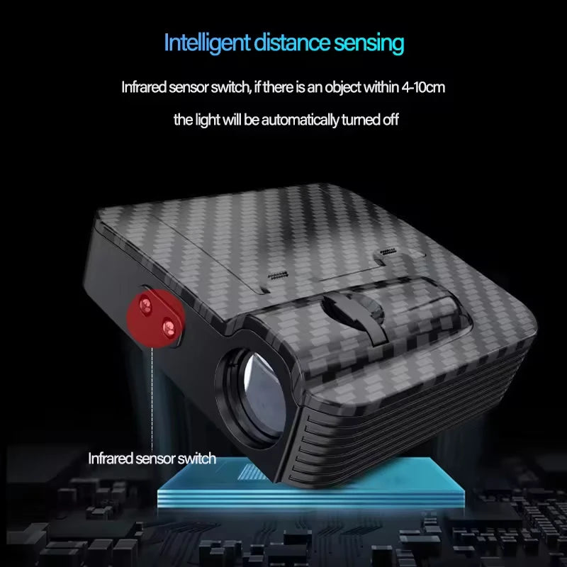 LED Car Door Projector Lamps Welcome Light For Geely Tugella Azkarra Coolray GX3 LC Panda EX2 EX5 EM-i Galaxy Starship 7 EM-i L7
