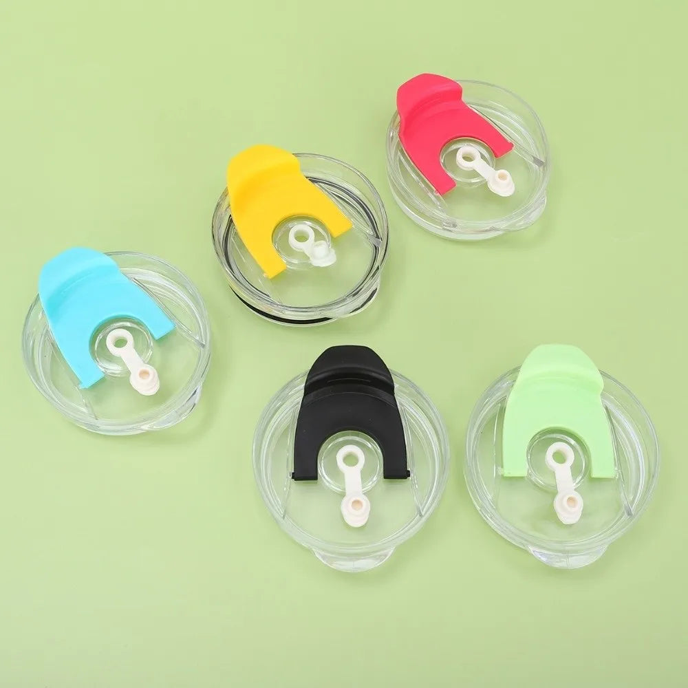 Modern 40oz Water Bottle Cover Transparent Splash Spill Proof Cup Cap Replacement Double Drink Lid Water Cup Accessories