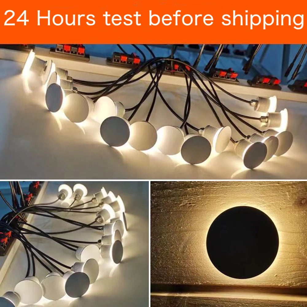 IP67 LED Staircase Wall Lamp Outdoor Waterproof Garden Decorative Stairs Wall Light Porch Corridor Sconce Walkway Lights 12V 24V