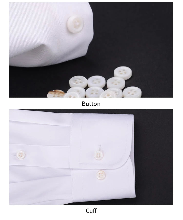 custom men's shirt Eton collar slim-fit business gentleman suit mens formal shirts