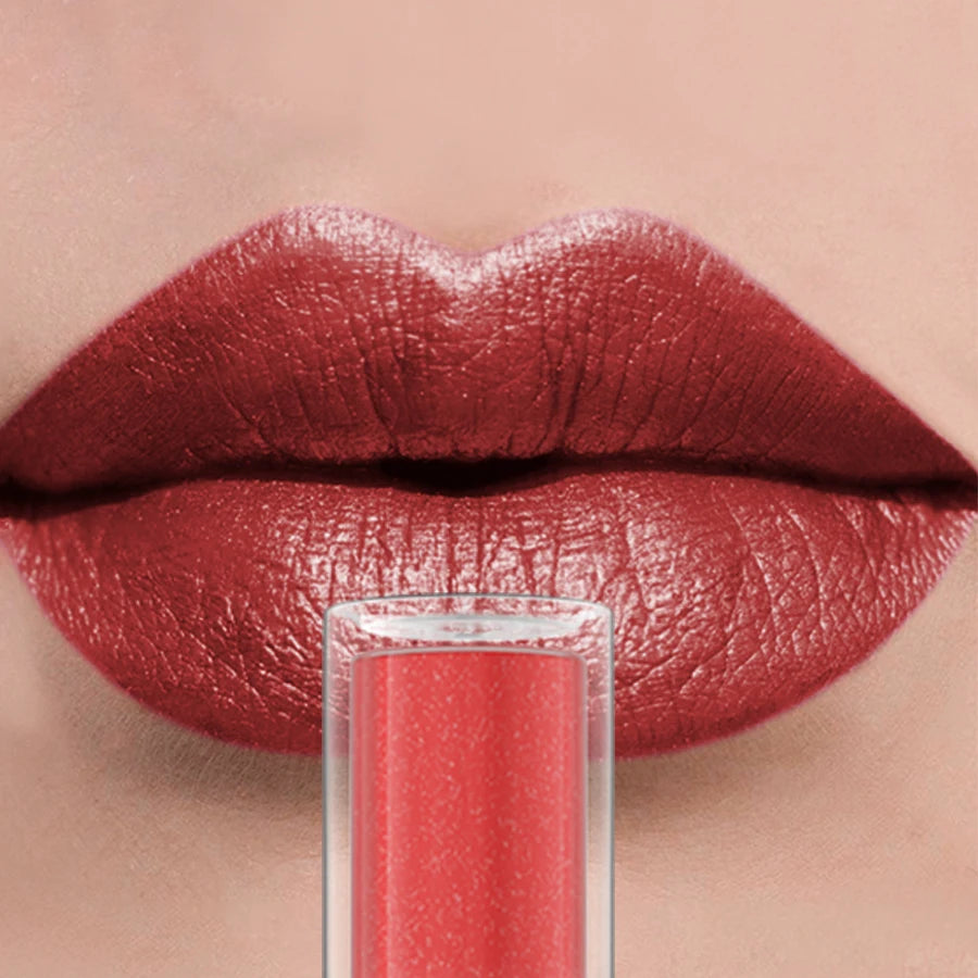 Waterproof Glitter Lip Gloss Shimmer Lip Glaze Liquid Lipstick Makeup Gift for Women Lip Oil Lip Tint Moisturizing Lip Balm Cosm