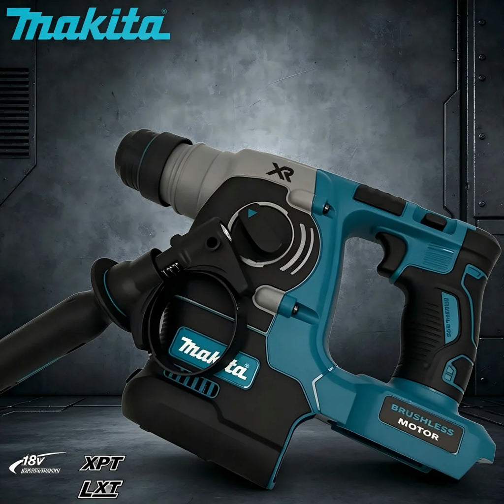 Makita 20V MAX SDS Cordless Rotary Hammer Drill Drilling and Chiseling High Torque Power Tool 3 Application Modes Rotary Hammer