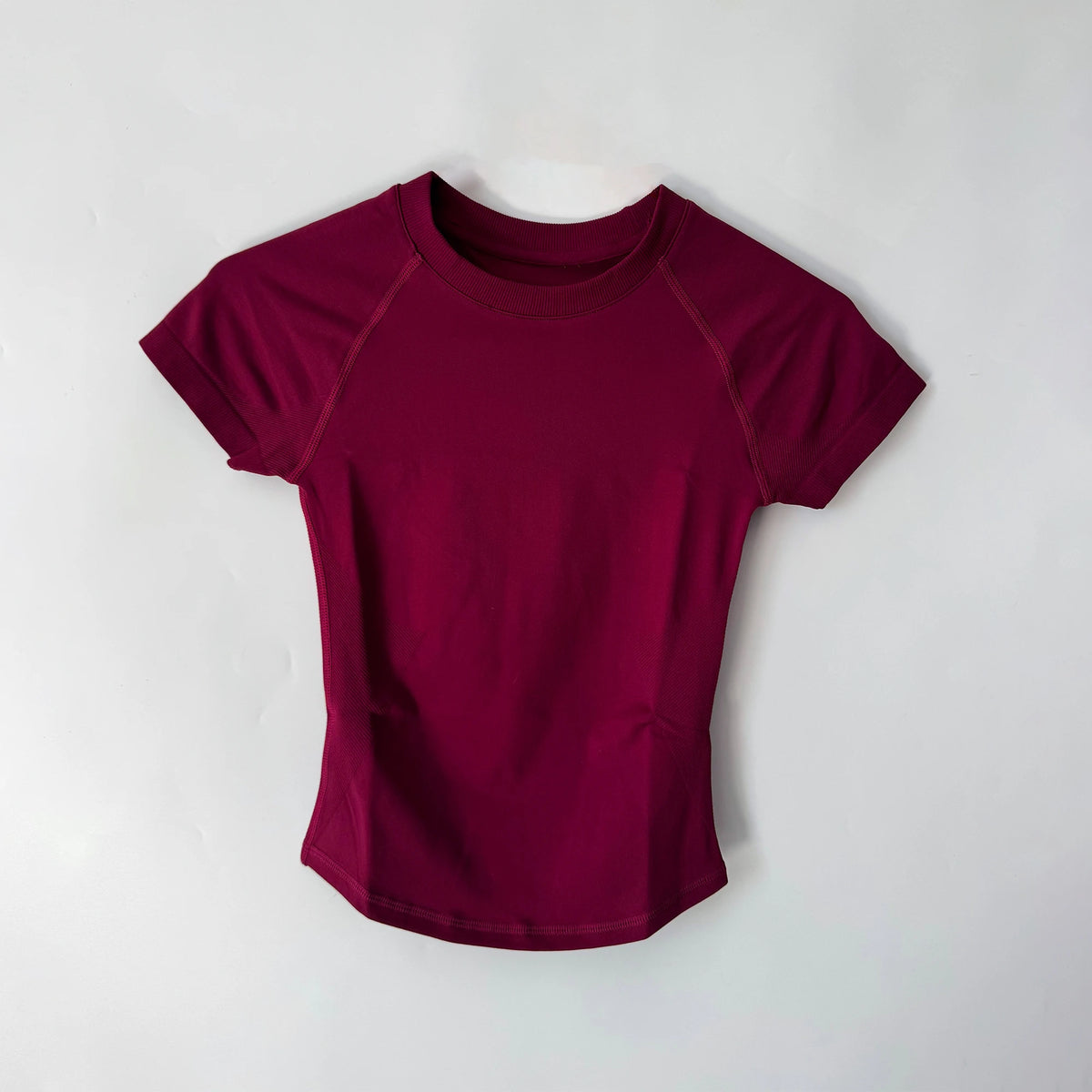 Sport Short Sleeve Top Women Seamless Yoga All-Way Stretch Clothing Running Neon Gym T Shirt Minimalist Slim Fitness Active Tee