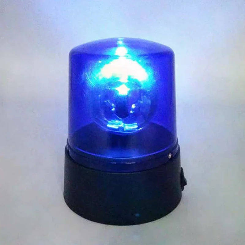 LED Strobe Light for Car: Flashing Circular Signal Lamp, Battery-Powered, Ideal for Ceiling Mount in Truck or School Vehicle