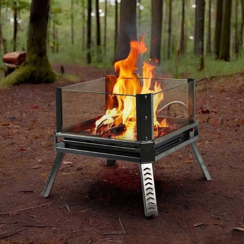Tent Stove Camping Firewood Household Outdoor Water Firewood Gas Tank Cassette Heating Tea