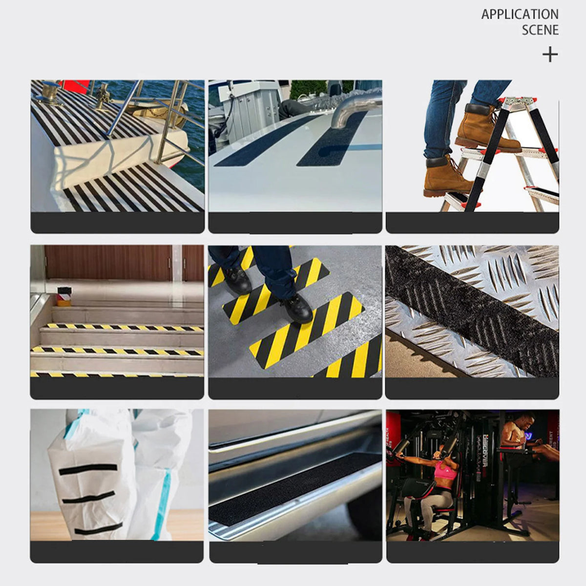 Anti Slip Traction Tape Waterproof Adhesive for Stairs, Tread Step, Indoor, Outdoor