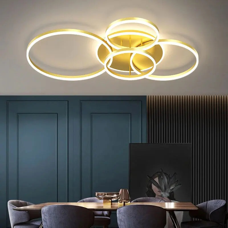 LED Ceiling Chandelier Lighting For Home Living Study Room Bedroom Dimmable Ceiling Lamp Indoor Lighting Decoration Lamps