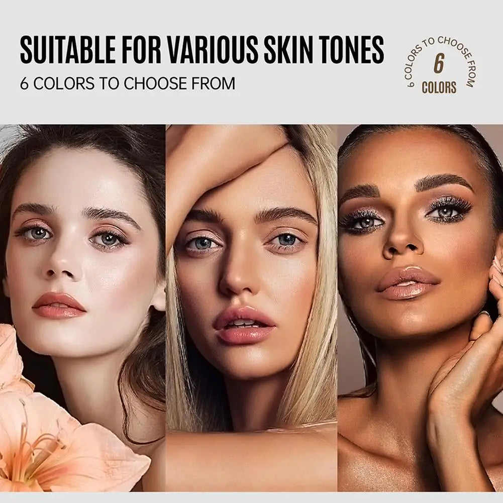 Concealer Waterproof Liquid Foundation For A Long Time Non-Irritating Natural & Even Matte Finish Perfect Nude Makeup