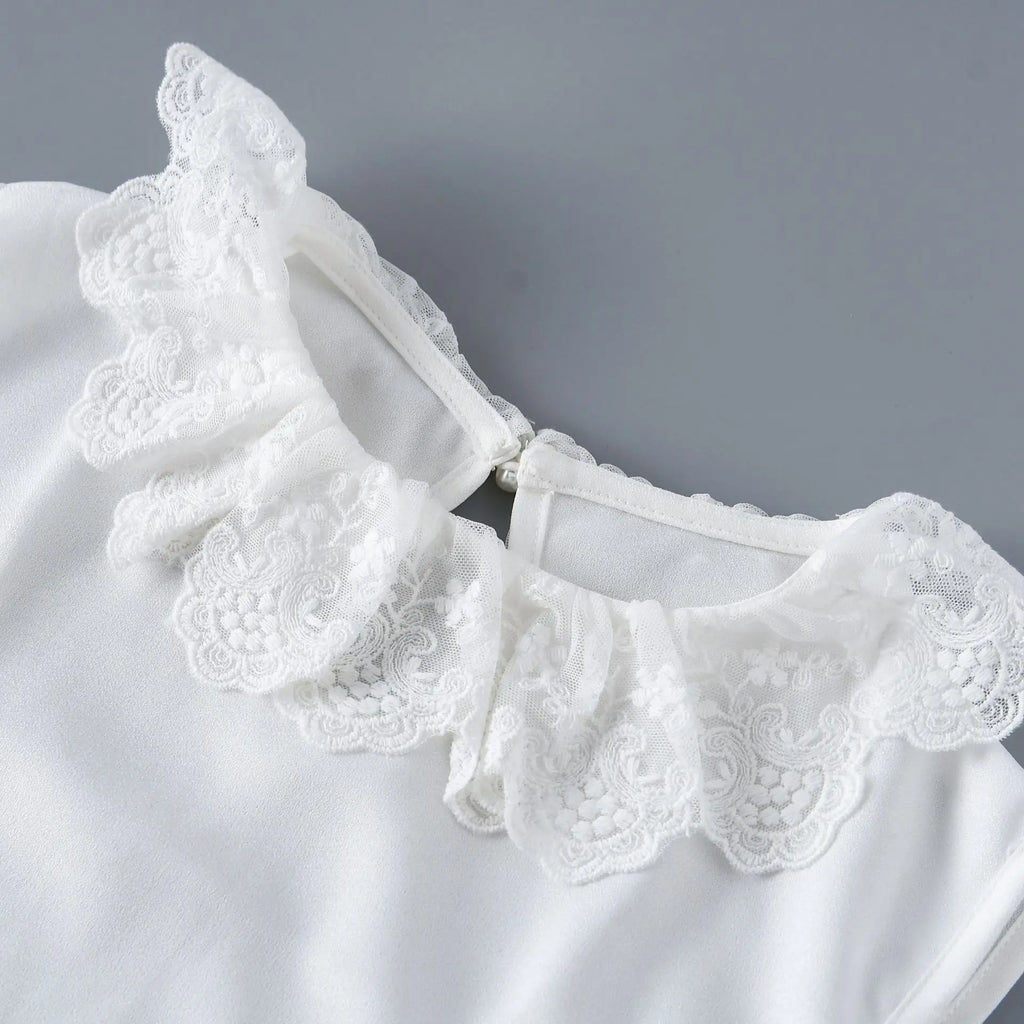 Spring/Autumn/Winter New Fake Collar Shirt Women's Neckwear Sweater Decchable Decorative Collar Female Lace Lapel Fake Collar
