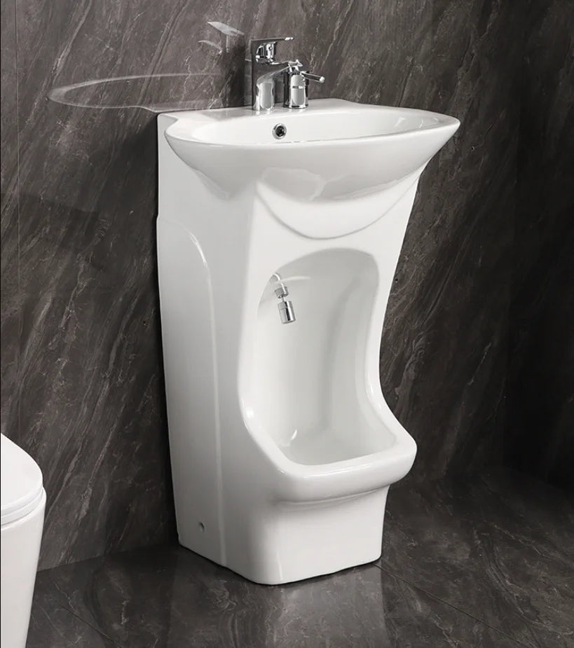 Modern Oval Muslim Full Standing Double Level Bathroom Ceramic Foot Wash Basin Wudu Shower Pray Wash Basin