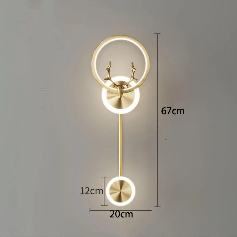 Wall Light Modern Living Room Decor Bedroom Led Lights Lamps Tokio Hotel Lamp Bedside Table Home Decoration Lighting for Dining