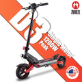 D3 Single Motor Electric Scooter 1200W Peak 32MPH Max Speed 720Wh Premium Lithium Battery 34 Miles Max Range Smart APP Unlocking Disc Brake System Front&Rear Dual Shock Absorbing Arm 10inch Tubeless Tires 4 Riding Modes Folda