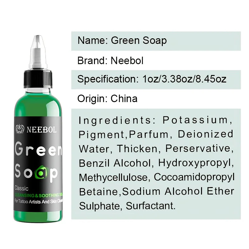 Permanent Tattoo Removal SoapTattoo Remover Gel Tattoo Liquid Cleaning Solution Tattoo Cleaning