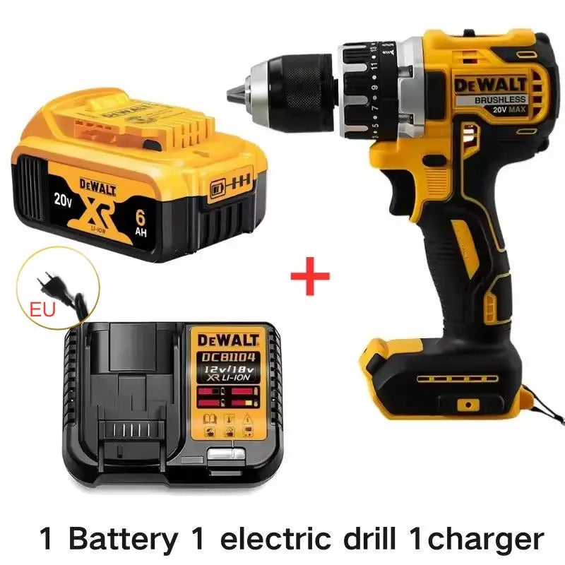 Dewalt DCD796 13mm Brushless Impact Electric Drill Multifunctional Cordless Screwdriver Rechargeable 20V Battery Power Tools