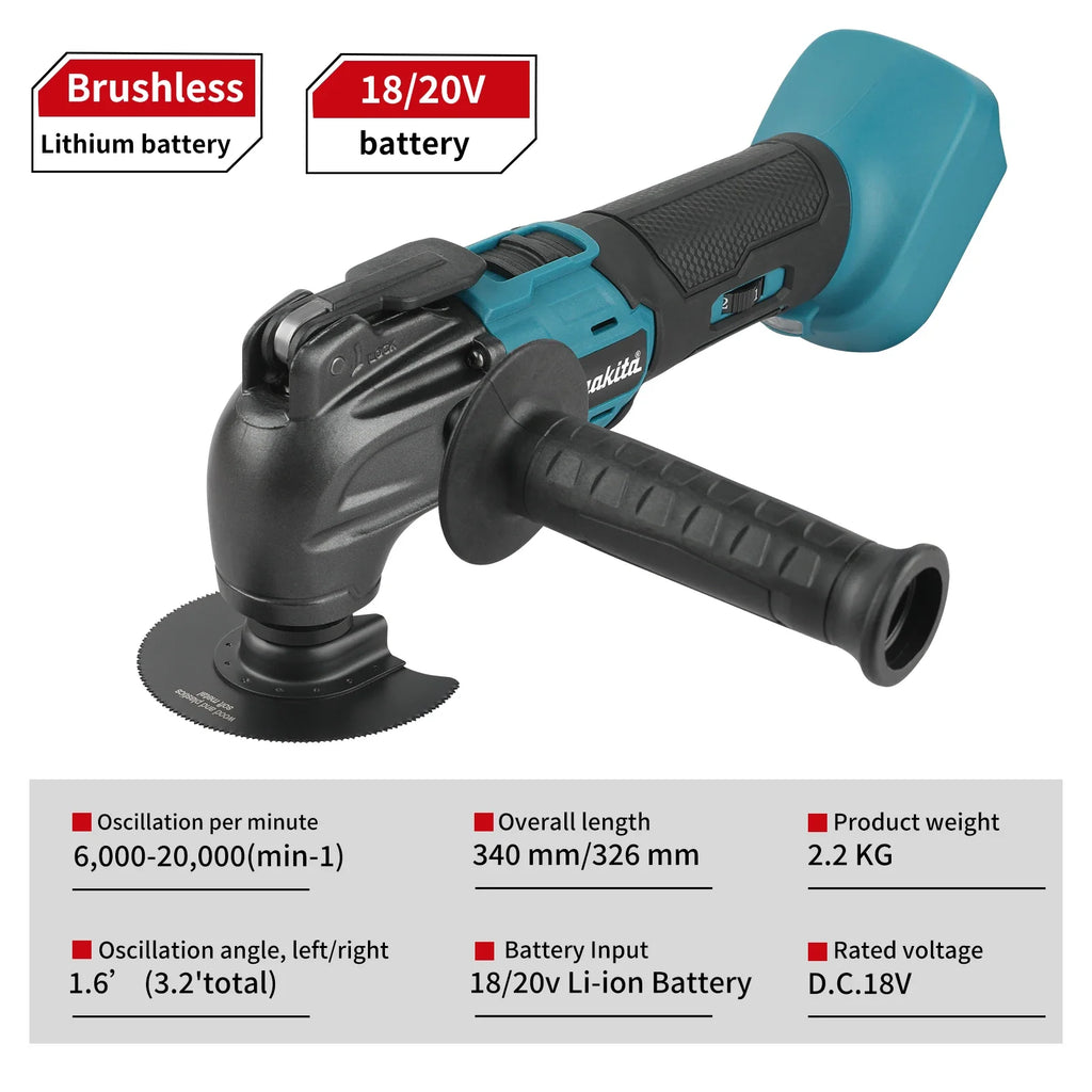 Makita DTM51 Cordless Grinding Machine, Edge Trimming Machine, Brushless Grooving Machine, Electric Shovel, Makita 18V Battery