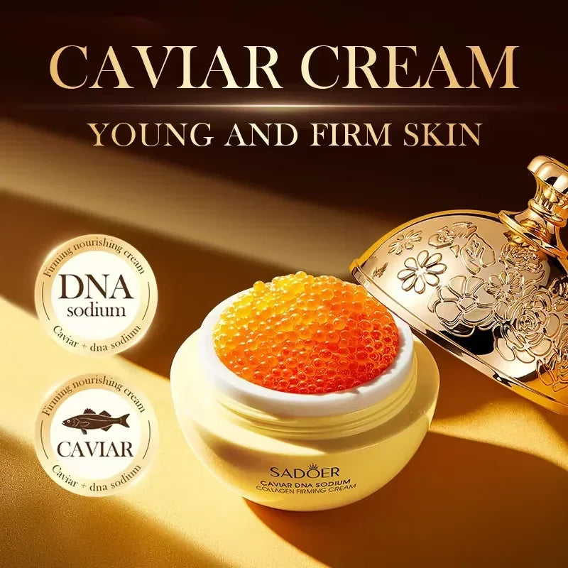 Anti-Wrinkle Face Cream Collagen Pearl Firming Lift Fade Fine Lines Caviar Moisturizing Smooth Brighten Korean Skin Care Product
