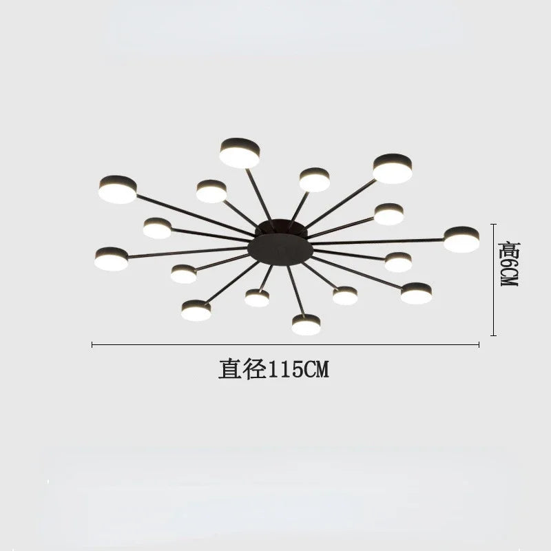 Nordic LED Ceiling Indoor Lighting Home Lamps Living Room Dining Bedroom Cloakroom Decoration Chandelier Lights Modern Wall Lamp