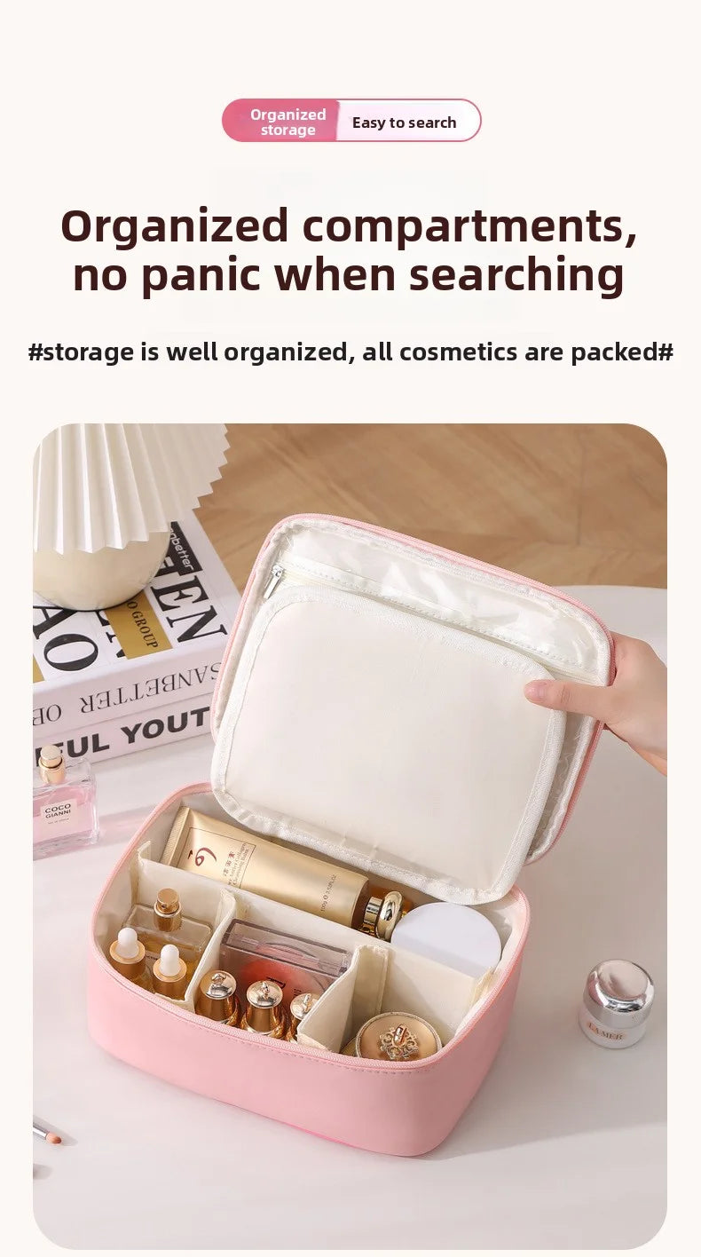 Detachable multifunctional Sanrio My Melody Hello Kitty makeup bag, waterproof, wear-resistant, large-capacity, portable storage