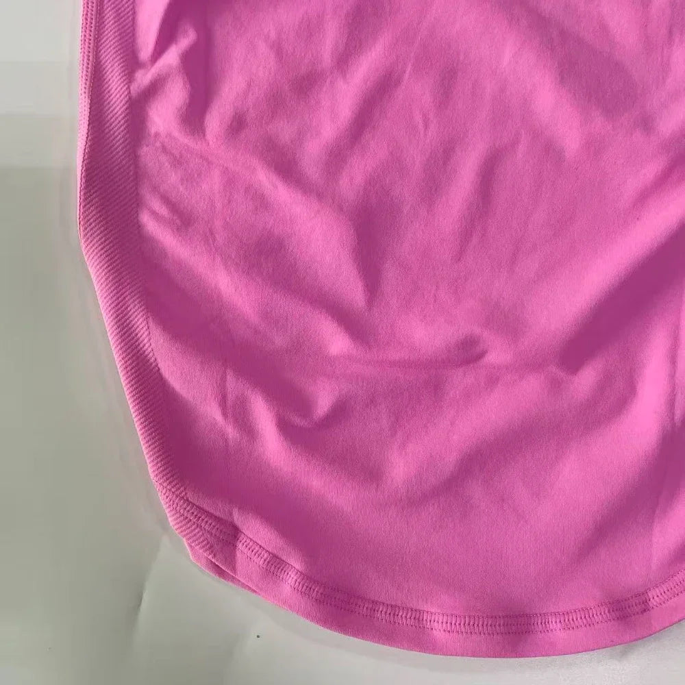 2 Piece Gym Set Women Outfit Longline Short Sleeve Gym Crop Top High Waist Workout Shorts Sports Suit Fitness Clothes Yoga Set